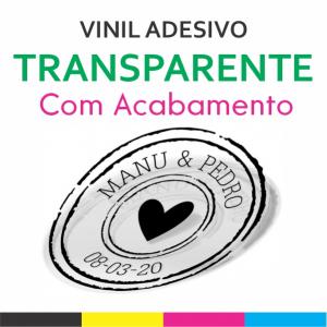 Adesivo Transparente  4x0  Com Recorte 