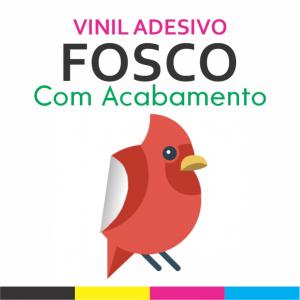 Adesivo Vinil Branco  4x0 Fosco Com Recorte 