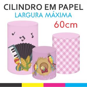 Cilindro em Papel  Até 60cm    