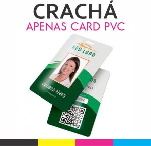 CRACHÁ PVC  5,4x8,6cm    CARD