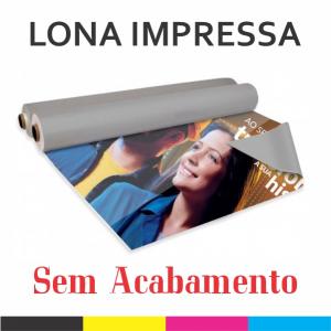 Lona Impressa Lona 440g  4x0 Brilho Sem acabamento 